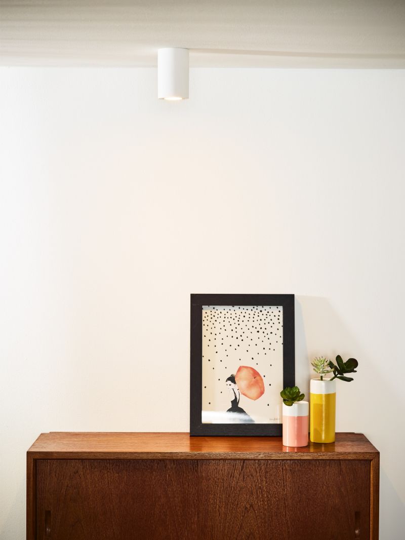 Lucide GIPSY - Stropné bodové svietidlo - Ø 7 cm - 1xGU10 - Biele